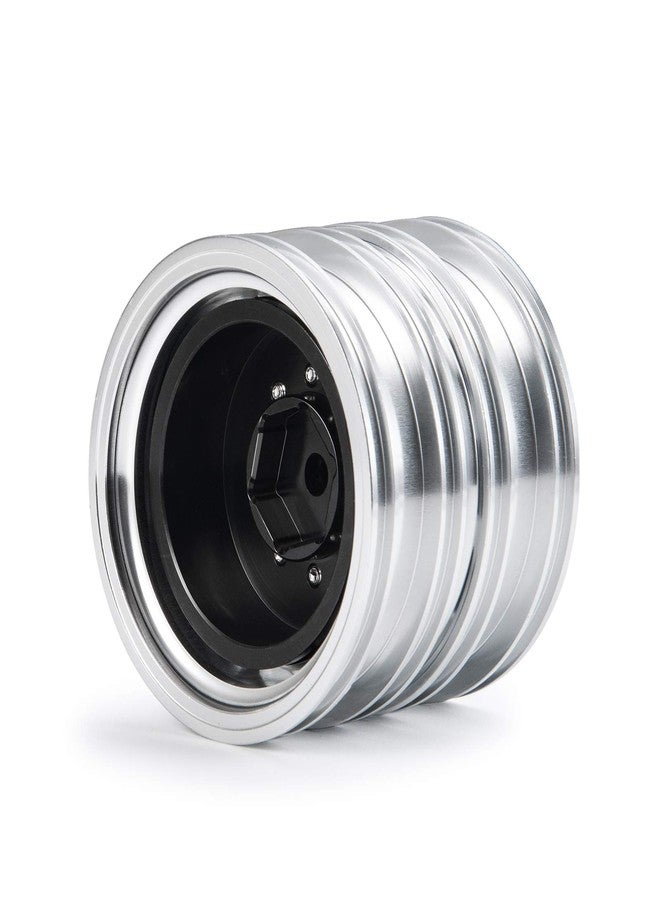 Que-T Metal Rear Wheel Rims Wheel Hubs for 1/14 RC Tamiya Trailer Tractor Truck Car, 4pcs/Set - Image 5
